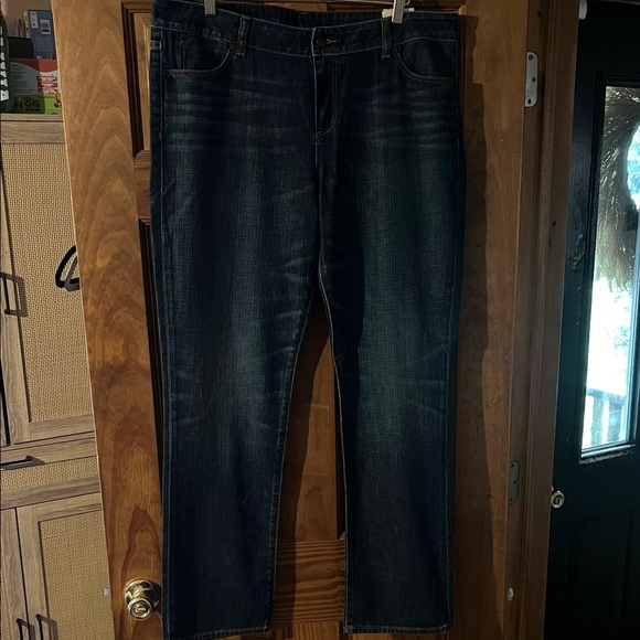 Talbots Denim - Talbots Dark Blue Straight Jeans